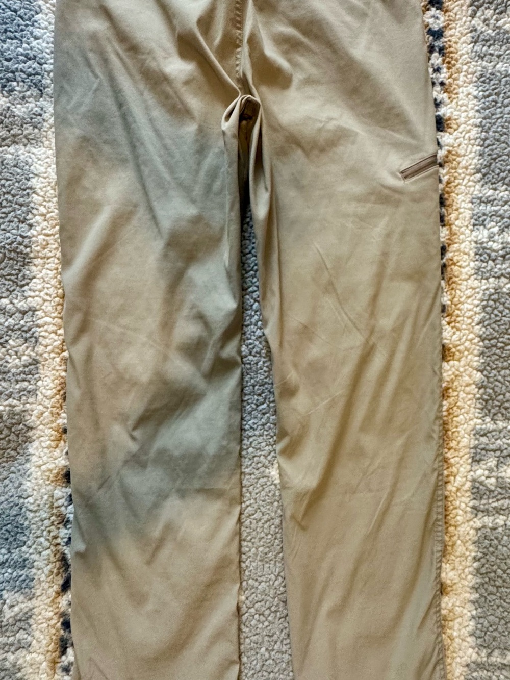 Orvis Tan Men's Chinos with Zip Pocket 32x32 - Picture 4 of 6